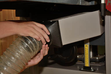 This is a picture of an exhaust system cleaning.